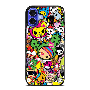 DONUTELLA UNICORNO TOKIDOKI COLLAGE iPhone 16 Case Cover DONUTELLA UNICORNO TOKIDOKI COLLAGE iPhone 16 Case Cover
