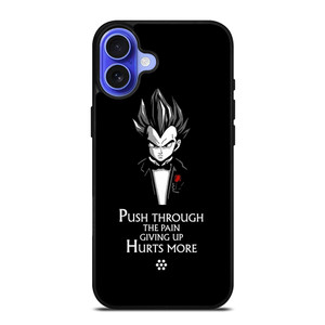 DRAGON BALL QUOTE VEGETA iPhone 16 Case Cover DRAGON BALL QUOTE VEGETA iPhone 16 Case Cover