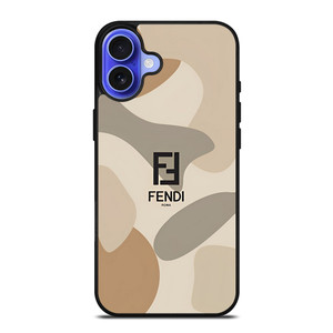 FENDI ROMA LOGO CAMO iPhone 16 Case Cover FENDI ROMA LOGO CAMO iPhone 16 Case Cover