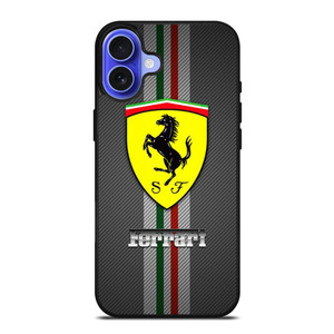 FERRARI SUPER CAR LOGO iPhone 16 Case Cover FERRARI SUPER CAR LOGO iPhone 16 Case Cover