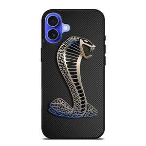 FORD COBRA LOGO CARBON iPhone 16 Case Cover FORD COBRA LOGO CARBON iPhone 16 Case Cover