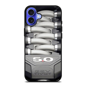 FORD MUSTANG GT 32V ENGINE iPhone 16 Case Cover