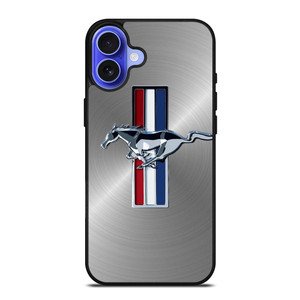 FORD MUSTANG METAL EMBLEM LOGO iPhone 16 Case Cover FORD MUSTANG METAL EMBLEM LOGO iPhone 16 Case Cover