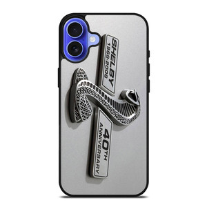FORD SHELBY COBRA CAR LOGO iPhone 16 Case Cover FORD SHELBY COBRA CAR LOGO iPhone 16 Case Cover