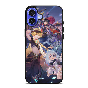 GAME CHARACTERS GENSHIN IMPACT iPhone 16 Case Cover GAME CHARACTERS GENSHIN IMPACT iPhone 16 Case Cover