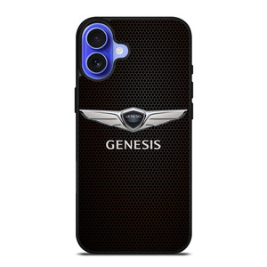 GENESIS CAR LOGO METAL PLATE iPhone 16 Case Cover GENESIS CAR LOGO METAL PLATE iPhone 16 Case Cover