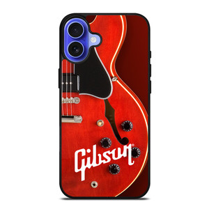 GIBSON GUITAR RED iPhone 16 Case Cover
