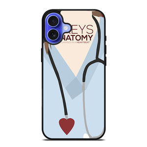 GREY'S ANATOMY HEARTBEAT iPhone 16 Case Cover GREY'S ANATOMY HEARTBEAT iPhone 16 Case Cover