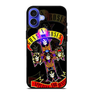 GUNS N ROSES BAND ROCK iPhone 16 Case Cover