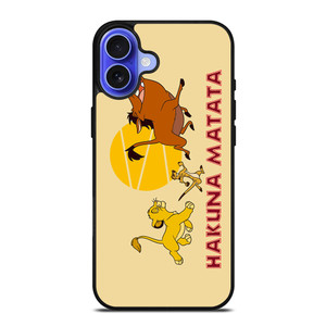 HAKUNA MATATA LION KING Disney iPhone 16 Case Cover HAKUNA MATATA LION KING Disney iPhone 16 Case Cover