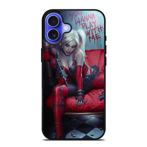 HARLEY QUINN BATMAN iPhone 16 Case Cover HARLEY QUINN BATMAN iPhone 16 Case Cover