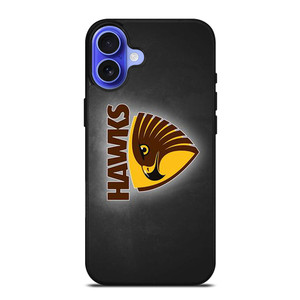 HAWTHORN HAWKS FOOTBALL CLUB LOGO AUSTRALIA iPhone 16 Case Cover HAWTHORN HAWKS FOOTBALL CLUB LOGO AUSTRALIA iPhone 16 Case Cover