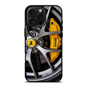 FERRARI WHEEL LOGO ICON iPhone 16 Pro Max Case Cover FERRARI WHEEL LOGO ICON iPhone 16 Pro Max Case Cover