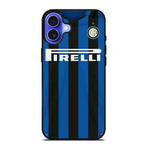 INTER MILAN FOOTBALL JERSEY KIT iPhone 16 Case Cover INTER MILAN FOOTBALL JERSEY KIT iPhone 16 Case Cover