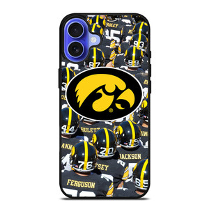 IOWA HAWKEYES FOOTBALL iPhone 16 Case Cover IOWA HAWKEYES FOOTBALL iPhone 16 Case Cover