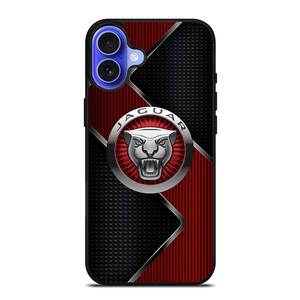 JAGUAR LOGO METAL iPhone 16 Case Cover JAGUAR LOGO METAL iPhone 16 Case Cover