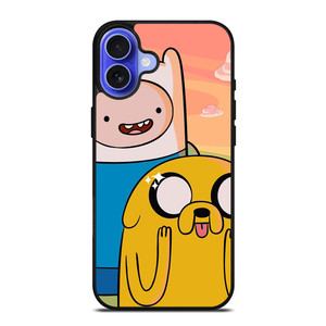 JAKE AND FINN ADVENTURE TIME iPhone 16 Case Cover JAKE AND FINN ADVENTURE TIME iPhone 16 Case Cover
