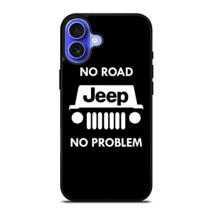 JEEP NO ROAD NO PROBLEM iPhone 16 Case Cover