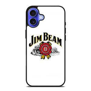 JIM BEAM WHISKEY LOGO WHITE iPhone 16 Case Cover