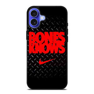 JON JONES BONES KNOWS UFC iPhone 16 Case Cover JON JONES BONES KNOWS UFC iPhone 16 Case Cover