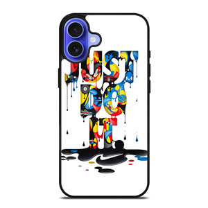JUST DO IT 3 iPhone 16 Case Cover JUST DO IT 3 iPhone 16 Case Cover