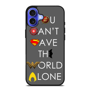 JUSTICE LEAGUE SAVE THE WORLD iPhone 16 Case Cover JUSTICE LEAGUE SAVE THE WORLD iPhone 16 Case Cover