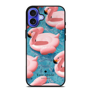 KATE SPADE NEW YORK LOGO BUOY FLAMENGO ICON iPhone 16 Case Cover KATE SPADE NEW YORK LOGO BUOY FLAMENGO ICON iPhone 16 Case Cover