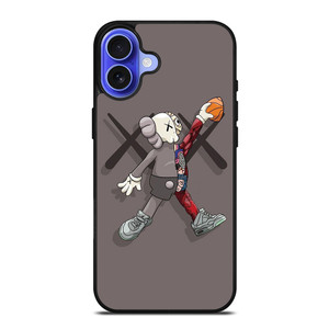 KAWS AIR JORDAN iPhone 16 Case Cover KAWS AIR JORDAN iPhone 16 Case Cover