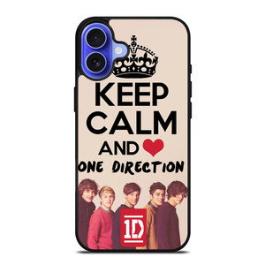 KEEP CALM AND LOVE ONE DIRECTION iPhone 16 Case Cover KEEP CALM AND LOVE ONE DIRECTION iPhone 16 Case Cover