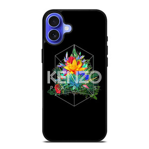 KENZO PARIS FLORAL iPhone 16 Case Cover KENZO PARIS FLORAL iPhone 16 Case Cover