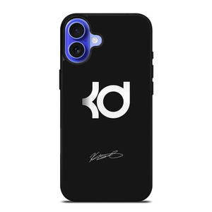KEVIN DURANT KD LOGO SIGNATURE iPhone 16 Case Cover KEVIN DURANT KD LOGO SIGNATURE iPhone 16 Case Cover