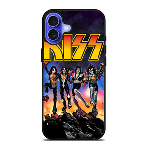 KISS BAND ROCK AND ROLL iPhone 16 Case Cover KISS BAND ROCK AND ROLL iPhone 16 Case Cover