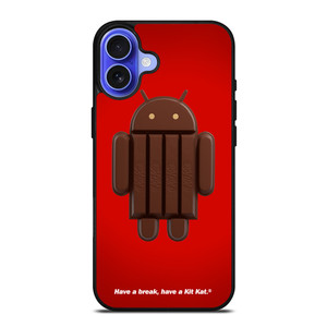 KIT KAT CHOCOLATE ANDROID ICON iPhone 16 Case Cover