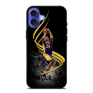 KOBE BRYANT LAKERS JUMP iPhone 16 Case Cover KOBE BRYANT LAKERS JUMP iPhone 16 Case Cover