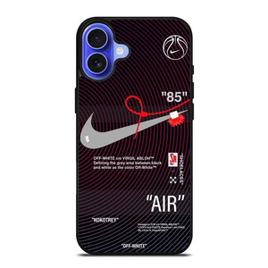 KOKOTREY NIKE AIR JORDAN OFF WHITE iPhone 16 Case Cover KOKOTREY NIKE AIR JORDAN OFF WHITE iPhone 16 Case Cover