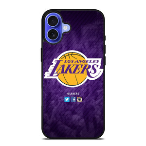 LA LAKERS LOGO iPhone 16 Case Cover LA LAKERS LOGO iPhone 16 Case Cover