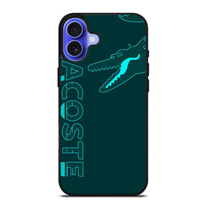 LACOSTE CROC LOGO GREEN iPhone 16 Case Cover