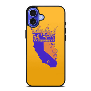 LEBRON JAMES LA LAKERS SHOW TIME iPhone 16 Case Cover LEBRON JAMES LA LAKERS SHOW TIME iPhone 16 Case Cover
