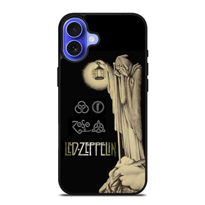 LED ZEPPELIN THE DARKNESS iPhone 16 Case Cover LED ZEPPELIN THE DARKNESS iPhone 16 Case Cover