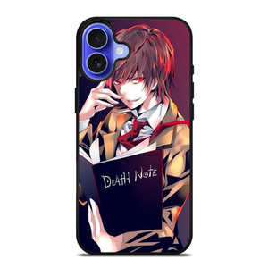 LIGHT YAGAMI DEATH NOTE ANIME iPhone 16 Case Cover