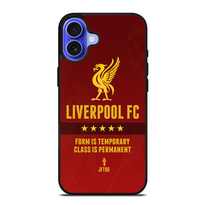 LIVERPOOL FC THE REDS iPhone 16 Case Cover LIVERPOOL FC THE REDS iPhone 16 Case Cover