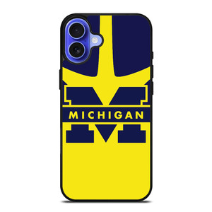 LOGO MICHIGAN WOLVERINES iPhone 16 Case Cover LOGO MICHIGAN WOLVERINES iPhone 16 Case Cover