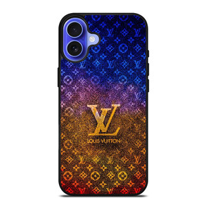 LOUIS VUITTON LV LOGO SPARKLE ICON PATTERN iPhone 16 Case Cover LOUIS VUITTON LV LOGO SPARKLE ICON PATTERN iPhone 16 Case Cover