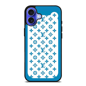 LOUIS VUITTON PATERN ICON LOGO BLUE iPhone 16 Case Cover