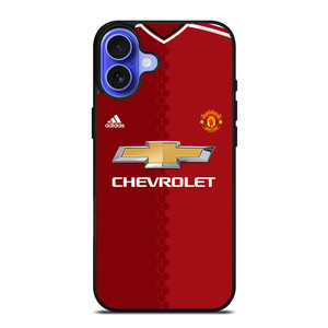 MANCHESTER UNITED FC JERSEY iPhone 16 Case Cover MANCHESTER UNITED FC JERSEY iPhone 16 Case Cover