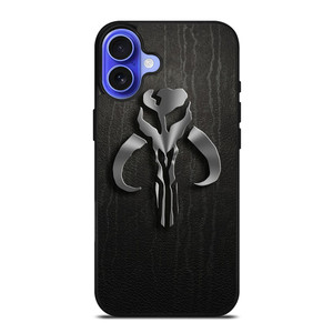 MANDALORIAN LEATHER LOGO iPhone 16 Case Cover MANDALORIAN LEATHER LOGO iPhone 16 Case Cover