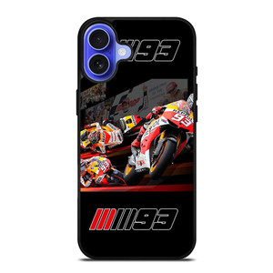 MARC MARQUEZ 93 MOTO GP iPhone 16 Case Cover MARC MARQUEZ 93 MOTO GP iPhone 16 Case Cover