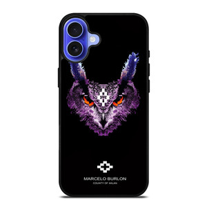 MARCELO BURLON OWL iPhone 16 Case Cover MARCELO BURLON OWL iPhone 16 Case Cover