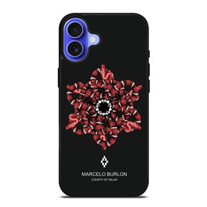 MARCELO BURLON SNAKE iPhone 16 Case Cover MARCELO BURLON SNAKE iPhone 16 Case Cover