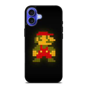 MARIO BROS 8 BIT iPhone 16 Case Cover MARIO BROS 8 BIT iPhone 16 Case Cover